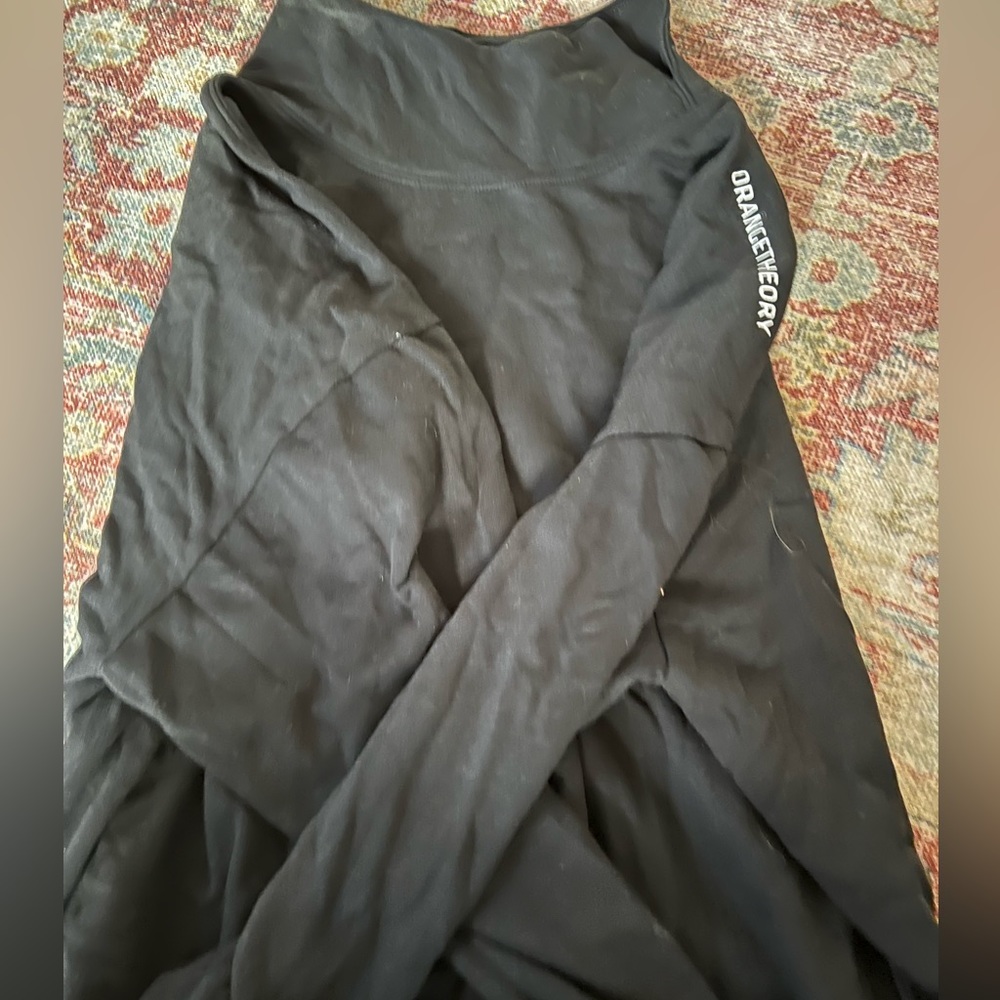 Orange Theory mock neck light sweatshirt